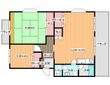 本町八幸ハイツの間取図