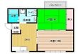 第1コーポ平野の間取図