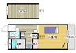 レオパレスのぞみの間取図