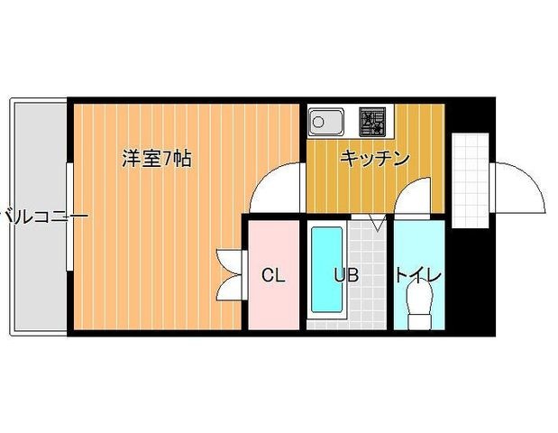 拡大写真:サンフレール八尾 3階301の間取り