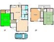香芝市関屋戸建貸家の間取図