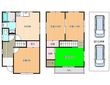 広陵町三吉一戸建て賃貸の間取図