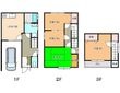 葛城市笛堂一戸建の間取図