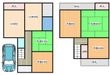 香芝市藤山２丁目貸家の間取図