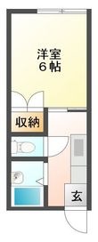 パナハイツヤマキAの間取図