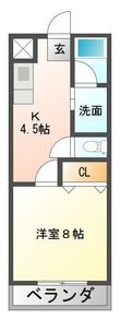 ヤマキハイツの間取図