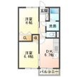 ルミエール小島Bの間取図