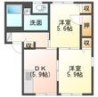ユーハイムBの間取図