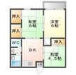 下関市小月杉迫１丁目の間取図