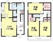 世田谷区大蔵５丁目の間取図