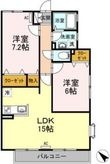 世田谷区大蔵６丁目の間取図