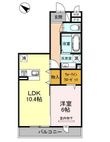 CRESCENTE経堂　壱番館の間取図