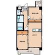 ノーブル三ヶ森の間取図