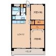 通谷グリーンハイツの間取図