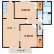 ハイツ新町の間取図