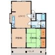 ルミエール伊左座Ｂの間取図