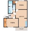 写真：ロジュマン本城 3階301の間取図