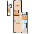コンフォート・Fの間取図