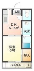 東近江市沖野1丁目の間取図