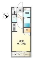 東近江市市子殿町の間取図