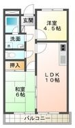 近江八幡市安土町小中の間取図