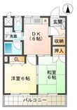 十一屋DOAの間取図
