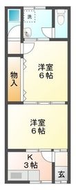東近江市幸町の間取図