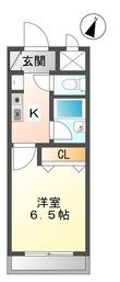 ヴィラ・パープルの間取図