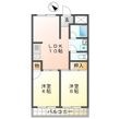 東近江市八日市上之町の間取図