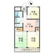 東近江市八日市上之町の間取図