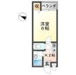 ハイツ宮野裏の間取図