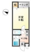 ハイツ宮野裏の間取図