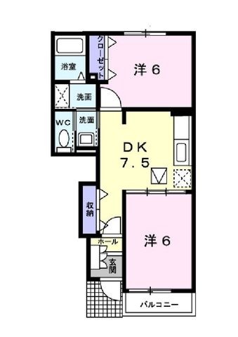 拡大写真:愛知郡愛荘町愛知川 1階103の間取り