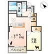 東近江市建部堺町の間取図