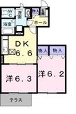 愛知郡愛荘町豊満の間取図