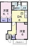 東近江市八日市清水2丁目の間取図
