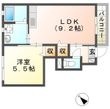 東近江市市子殿町の間取図