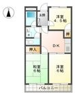 近江八幡市安土町小中の間取図