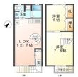 東近江市札の辻1丁目の間取図