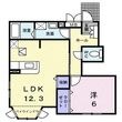 東近江市八日市清水2丁目の間取図