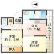 東近江市八日市緑町の間取図