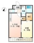 東近江市東沖野3丁目の間取図
