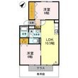 東近江市八日市上之町の間取図