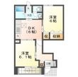 東近江市東沖野1丁目の間取図