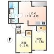 蒲生郡日野町中道1丁目の間取図