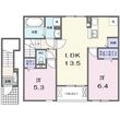 東近江市建部日吉町の間取図