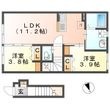 蒲生郡日野町大字大窪の間取図