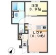 東近江市躰光寺町の間取図