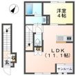 東近江市躰光寺町の間取図