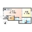 東近江市桜川西町の間取図